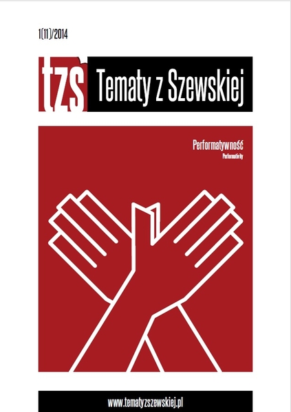Performatywność 1(11)/2014